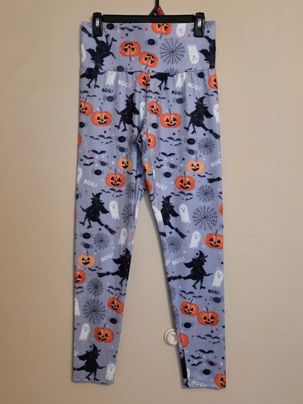 Stretchy Halloween Leggings Size L
